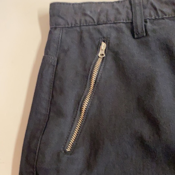 NWT Daisy Street by Hot Topic Star Patch Midi Denim Skirt in Black.Size M - Picture 7 of 15